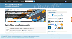 Desktop Screenshot of grootaandeelhouders.nl