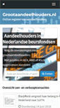 Mobile Screenshot of grootaandeelhouders.nl